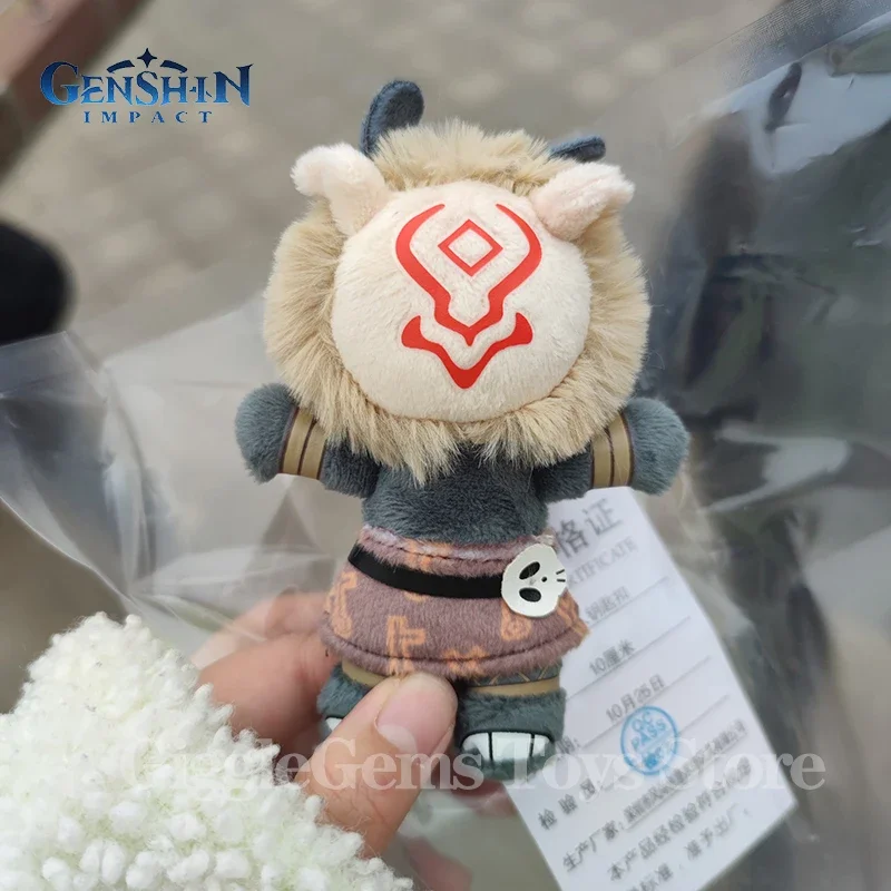 Genshin Impact Plush Dolls Anime Figure Shaman Hilichurl Plushie Pendant Action Figurine Decoration  Birthday Gift Cute Toys