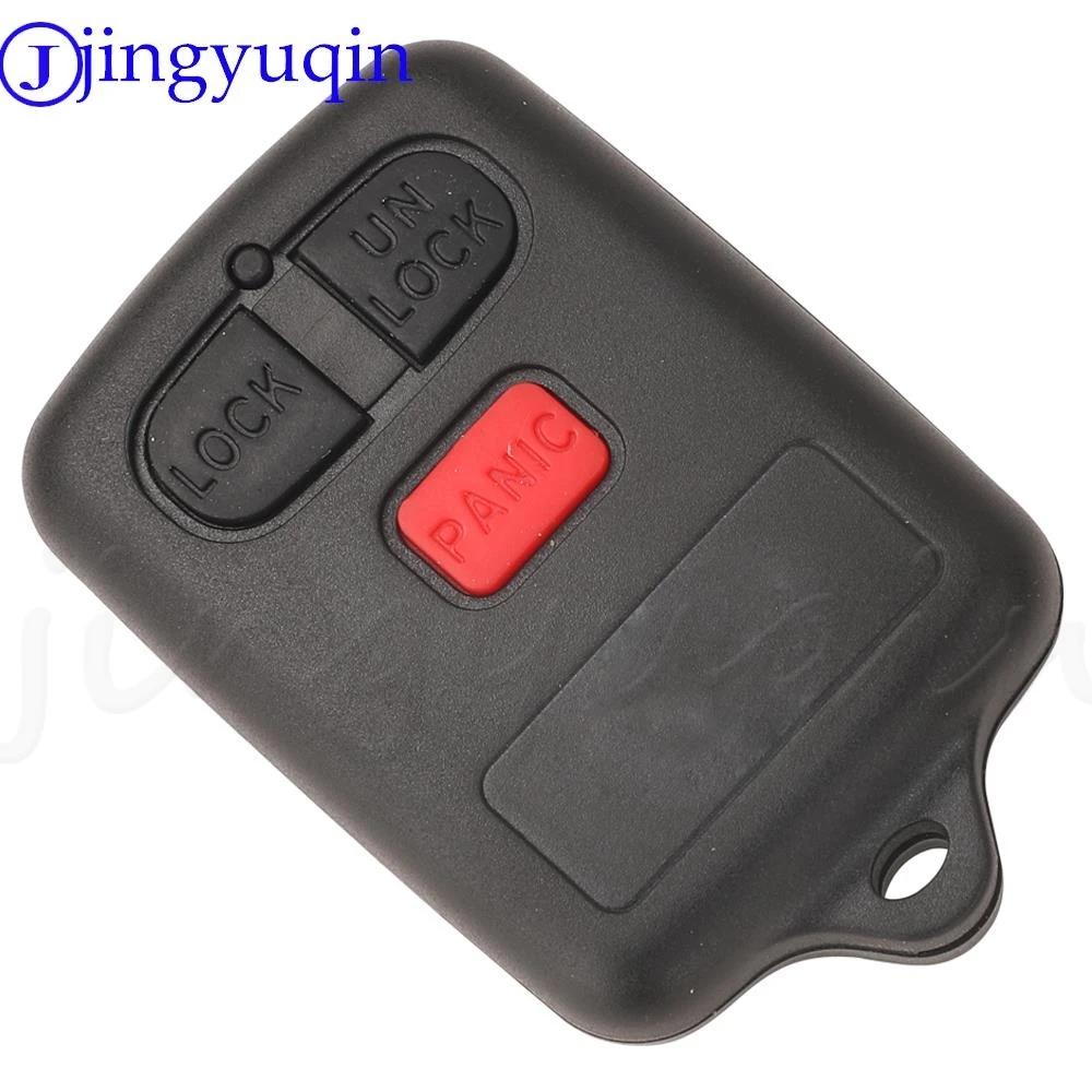 Jingyuqin 2+1Panic 3 Buttons Remote Car Key for Tovota COROLLA Vios Camry Sienna Remote Transmitter Auto Key Fob GQ43VT7T