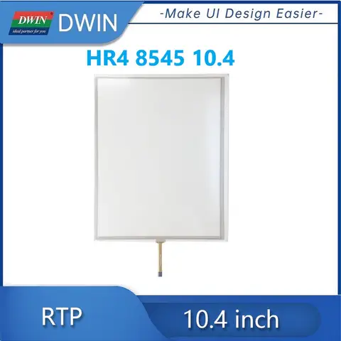DWIN 4 와이어 저항성 터치 스크린, 10.4 인치, 174.0mm x 225.3mm x 1.4mm