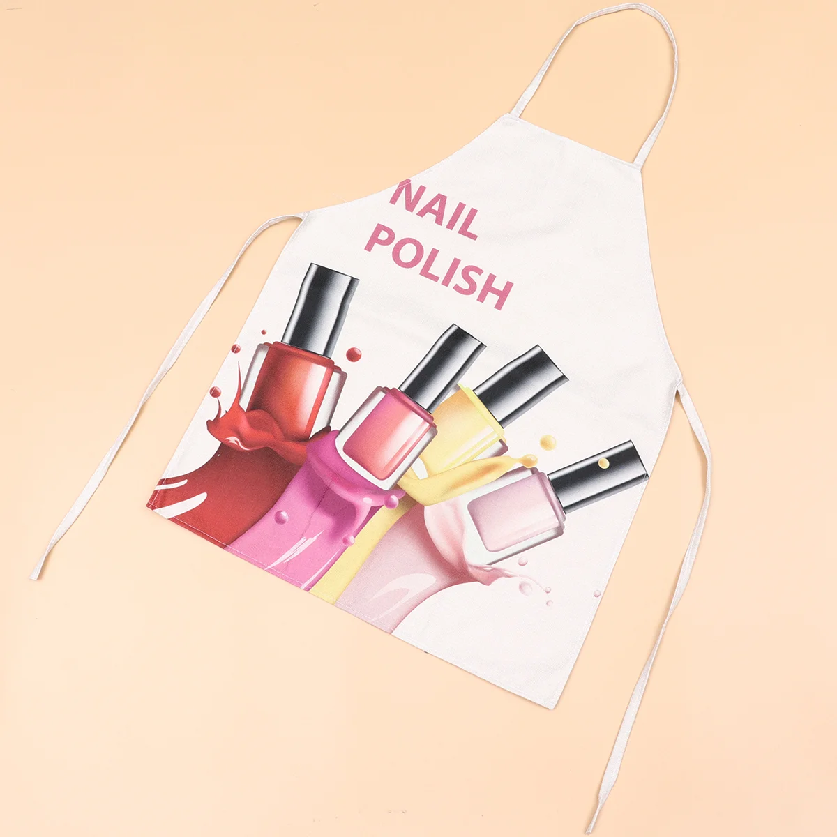 

Salon Apron Nail Polish Cotton and Linen Disposable Restaurant Men's Manicurists