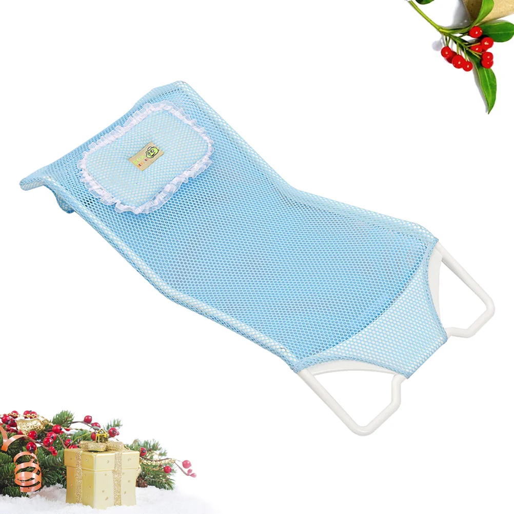 Support de siège de baignoire pour nouveau-né, sécurité anti-aldes pour bébé, coussin de bain de douche rose