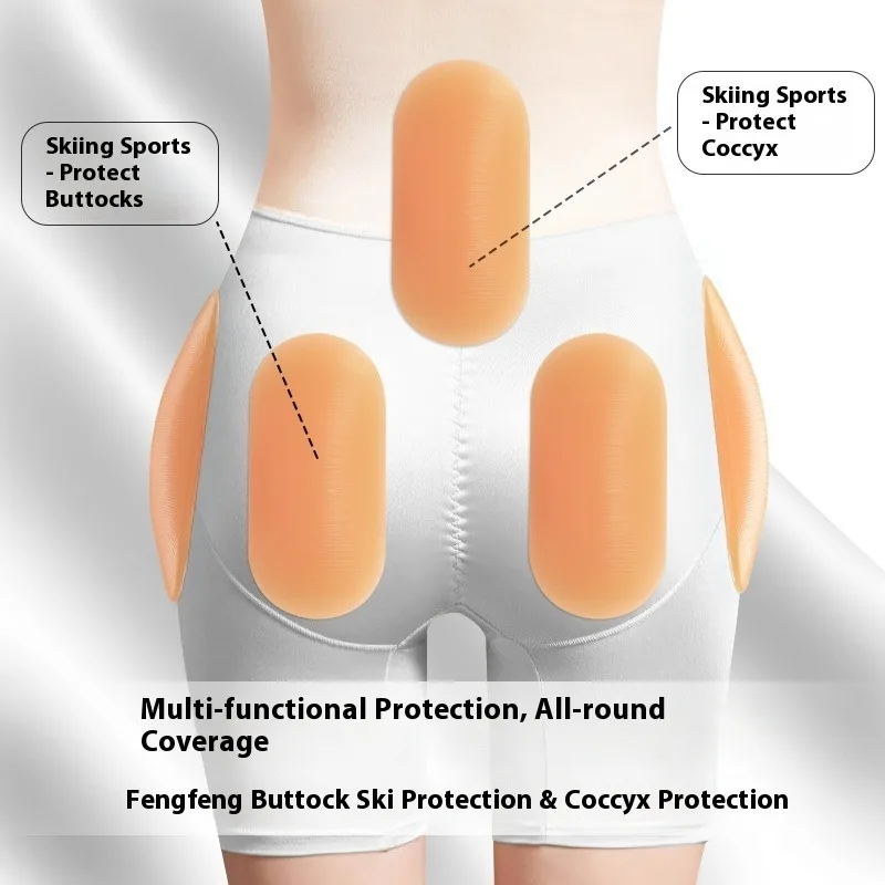 Silicone Hip Pads Butt Enhancer for Women Waterproof Waist Slimmer Hip Augmentation Pads Seamless Underwear Lifters Tailbone