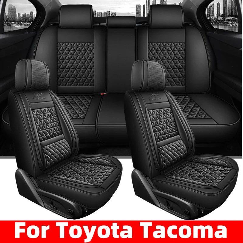

Car seat cover four seasons waterproof PU leather soft comfortable wear-resistant full-wrap seat cover FOR Toyota Tacoma
