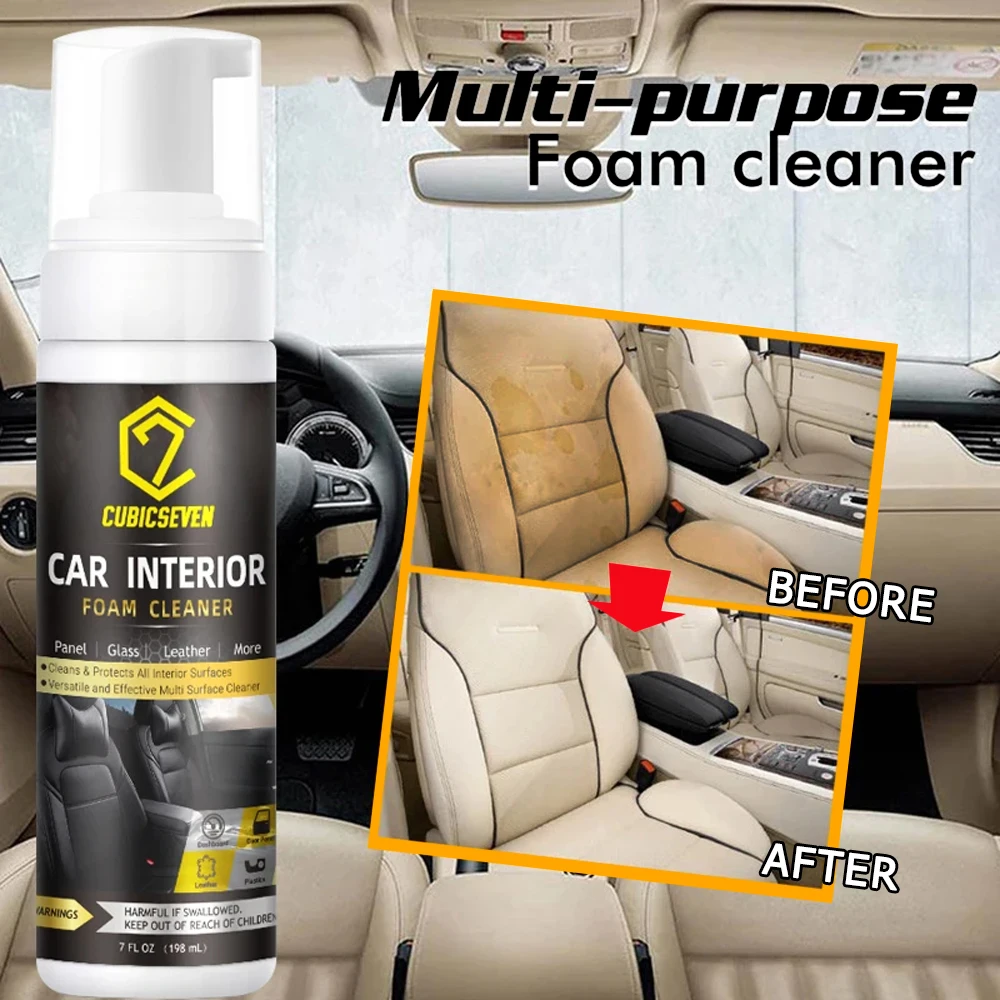 Effective Car Interior Foam Cleaner For Clean Chair Car Leather Conditioner Multi-purpose Cleaner Spray Stain Remover For Carpet