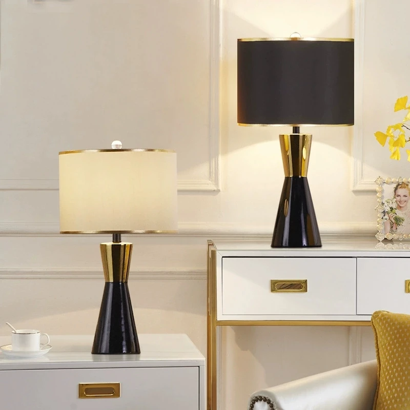 

Light luxury ceramic table lamp, European style minimalist modern creative lamp