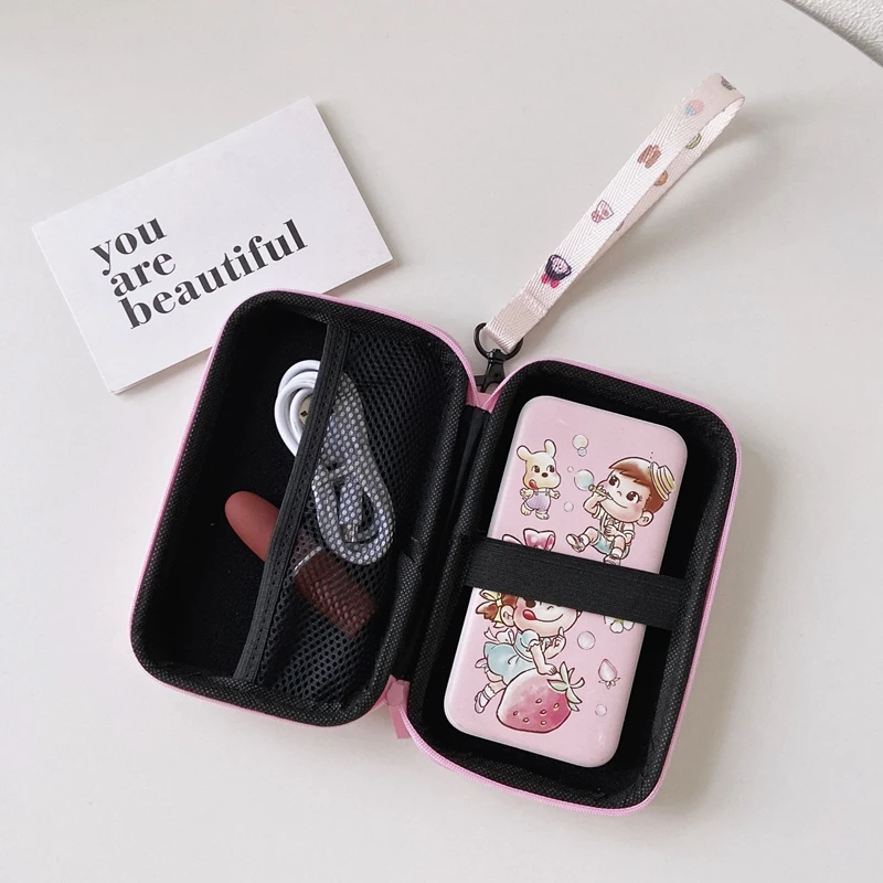 Fashion Cartoon Storage bag cute For airpods Headphone Storage Case for iPhone USB Cable Earphone Earbud Accessories Storage Bag