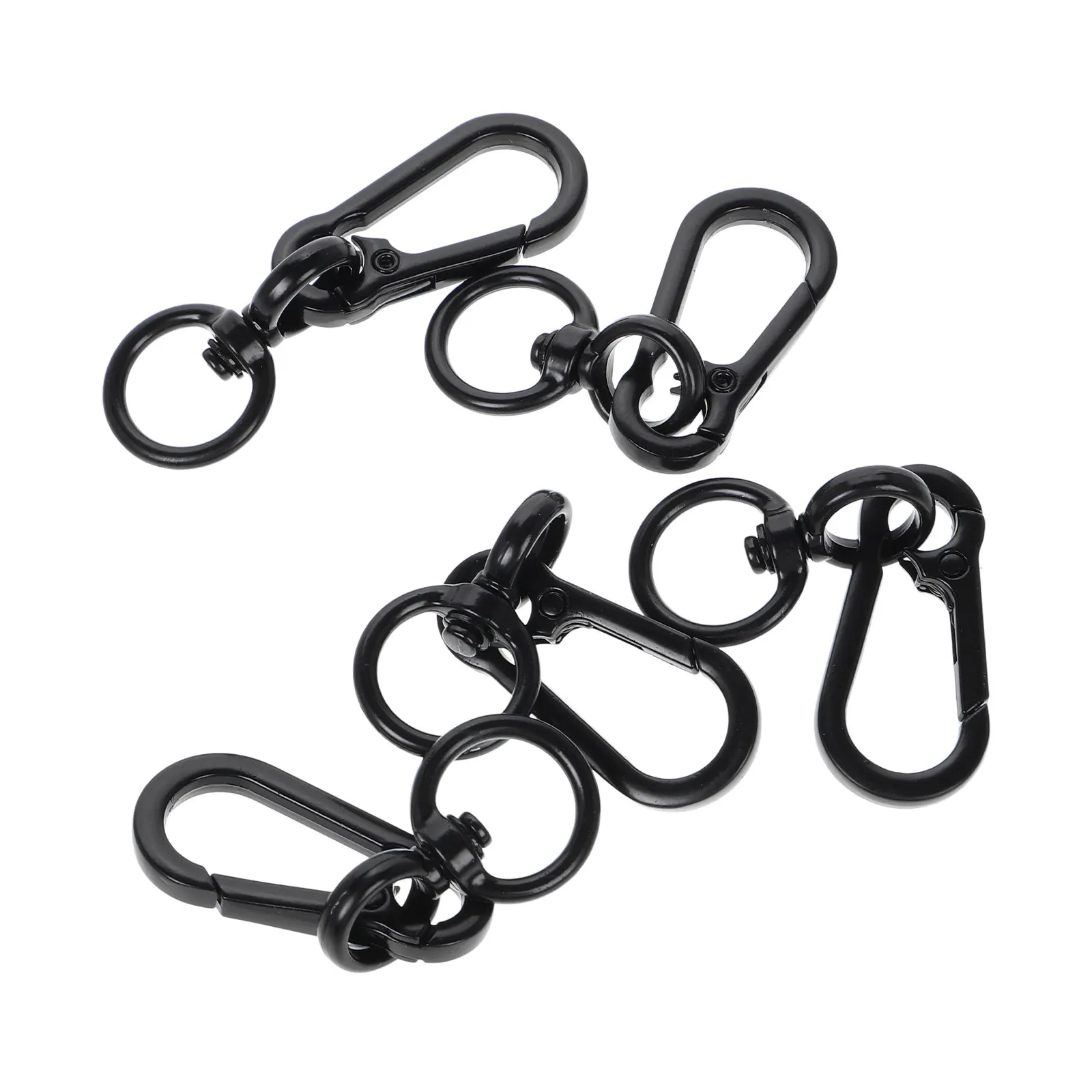 5Pcs Premium Zinc Alloy Swivel Carabiner Clips Heavy Load Capacity Quick Disconnect Locking Clip for Pet Leash Backpack Camping