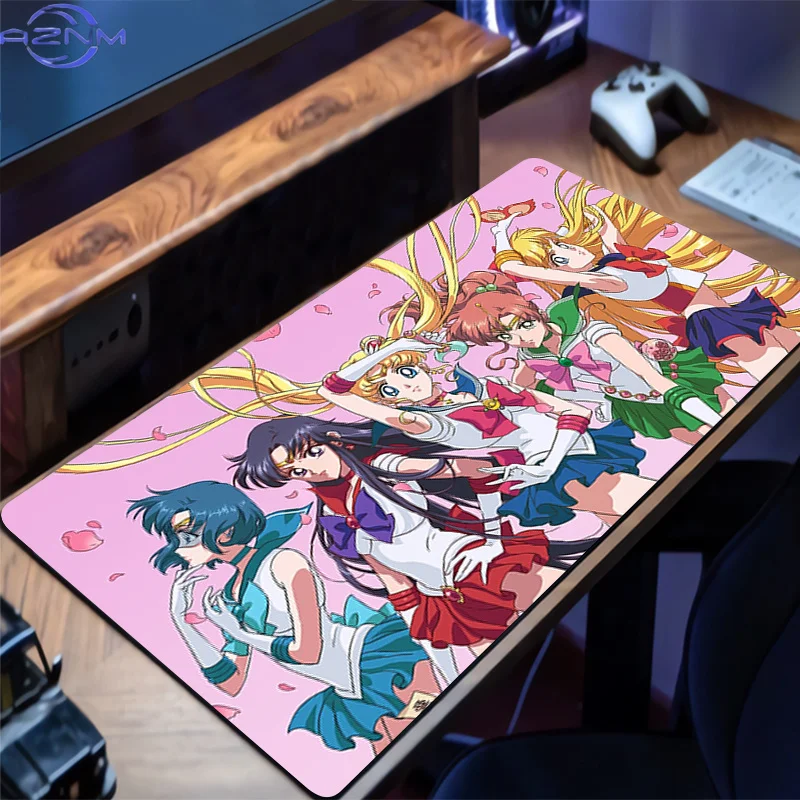 Mouse Pad S-Sailor Moon cm Gaming Accessories XXL Gamer alfombrilla Computer Desk Mat Laptop Varmilo Keyboard Pad Mousepad