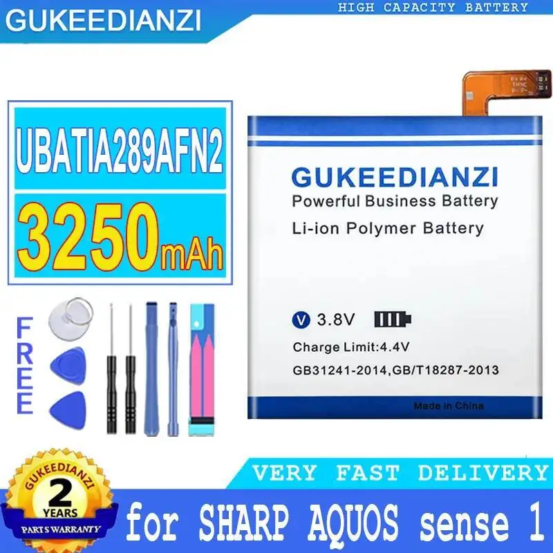 

Долговечный аккумулятор 3250 мАч для мобильного телефона Sharp Aquos Sense 1 UBATIA289AFN2