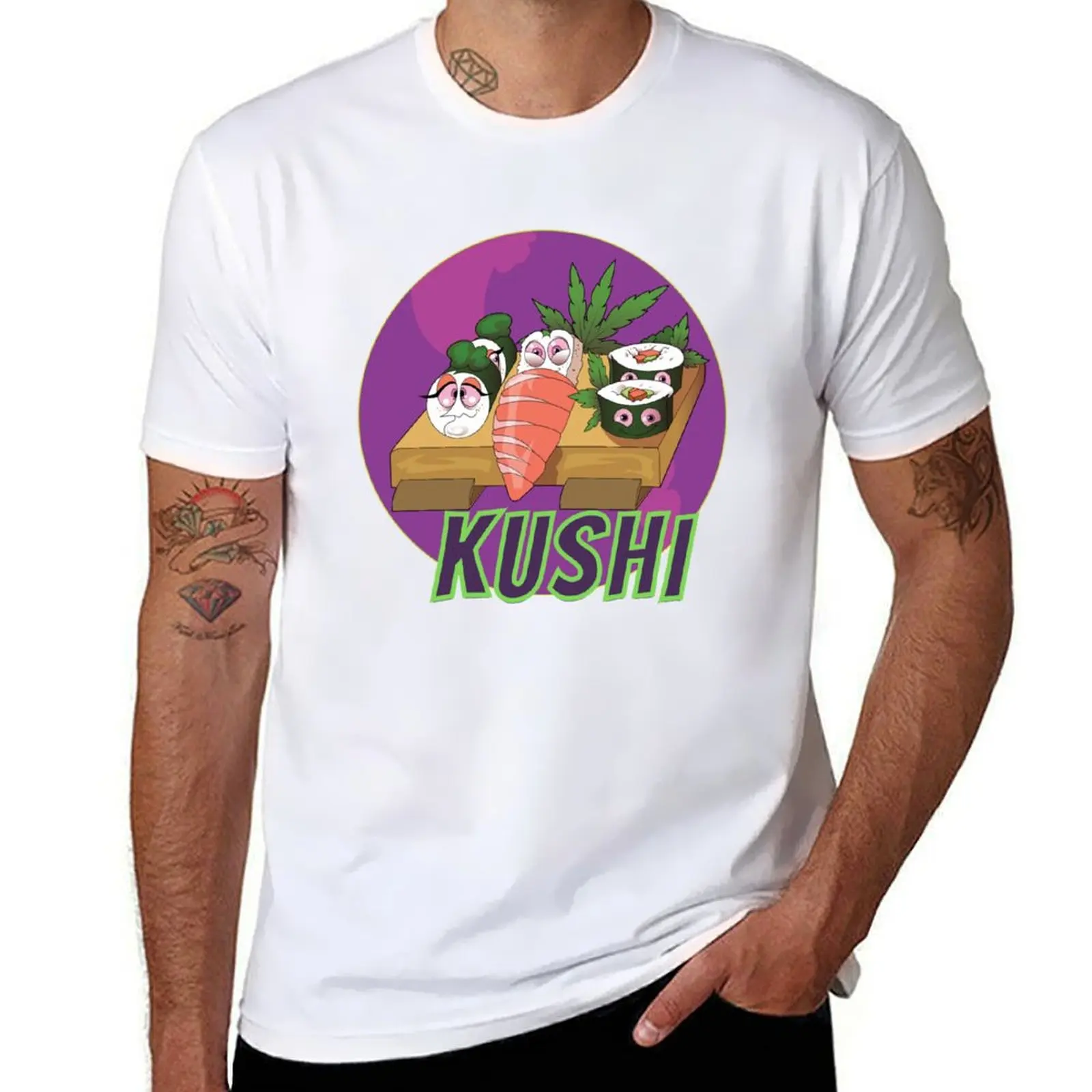 

Kushi T-Shirt Work Wear Simple Tee Shirt