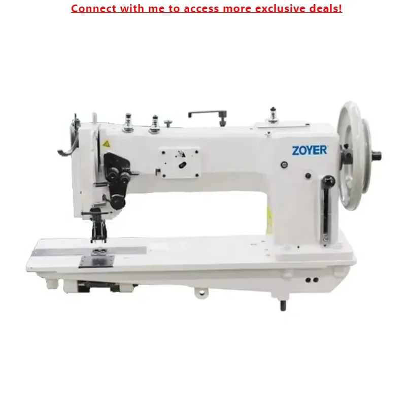 ZY-SF228-L15 Zoyer Long Arm Sewing Machine Single/double Needle Compound Feed Sewing Machine For Leather Sofa