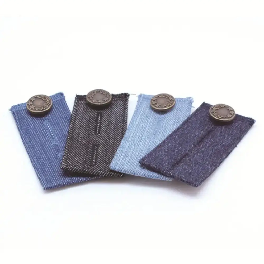 Denim Clothe Waisband Extender Adjustable Flexible Waist Extension Snap DIY Crafts Fastener Sewing Accessories Jeans Belt