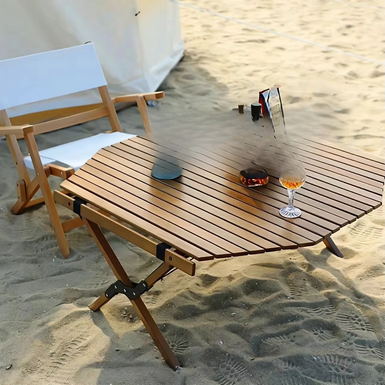 

Custom Lightweight Portable Outdoor Folding Table Modern Design for Camping Picnic Kitchen Exterior Use