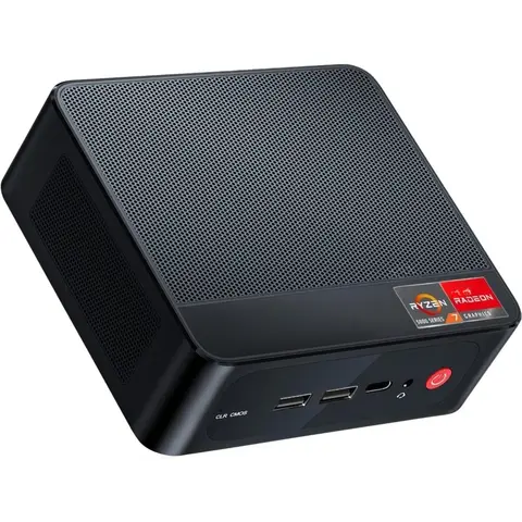 Ryzen 5 5500U Mini PC 16GB DDR4 500GB SSD Triple Screen Display WiFi 6 2.5G LAN BT 5.4 Mini Computer