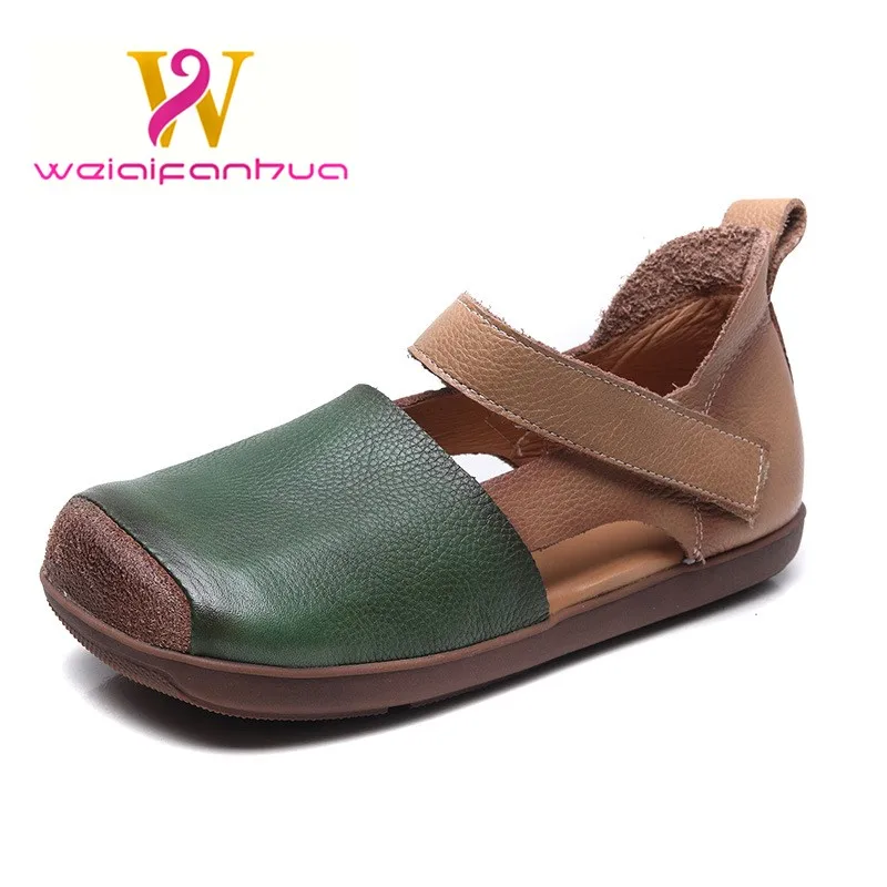 

Top Layer Cowhide Women's 2024Soft Sole Leather Flat SportsSandals Summer Women's Roman Beach Women's Casual Shoes Women Sandals