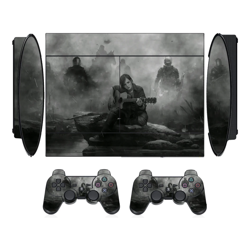 粘着性のあるビニールスキンステッカー2011,Sony ps3用の保護フィルム,超スリム,2枚のスキンステッカーステッカー