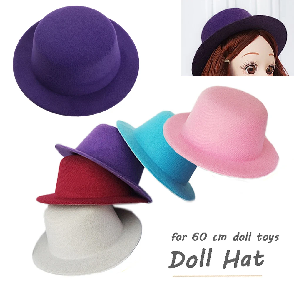 1PC Dolls Hat Suitable for 60cm Doll 5 Colors Doll Hat Headwear Accessories For Dolls Gift New Toys for Girls Birthday Gifts