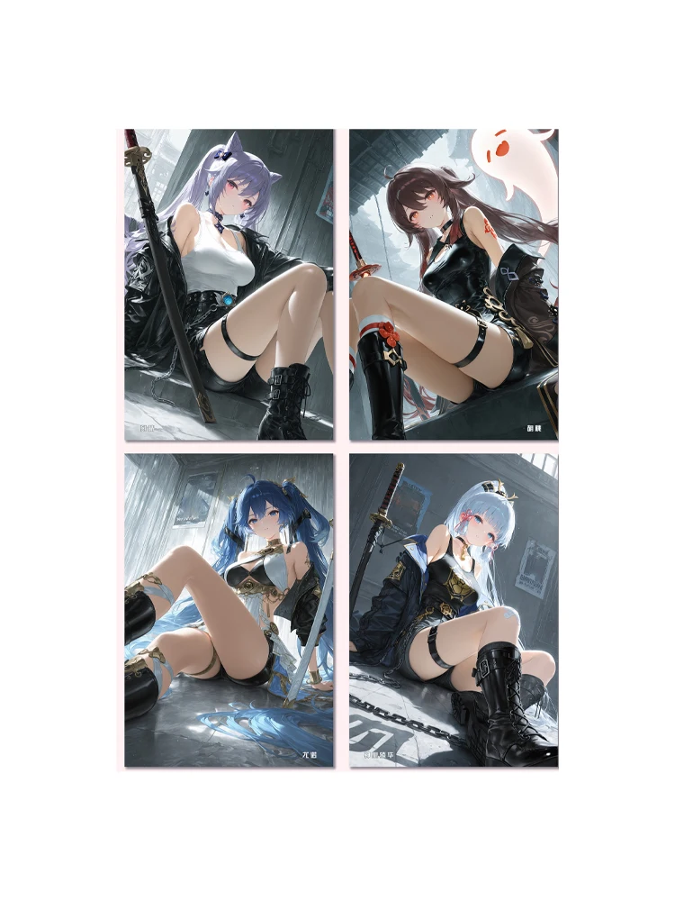 Commercio all'ingrosso 2025 Crispy Heart Card Society - Mianmian Qintang Carta colorata acrilica ACG CCG TCG Regali per hobby