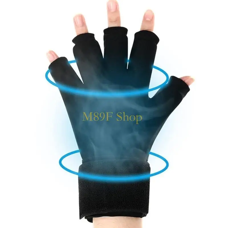 

M89F Finger Compression Ice Glove Gels Ice Wrist Support For Rapid Reliefs Enhanceds Cooling Therapy