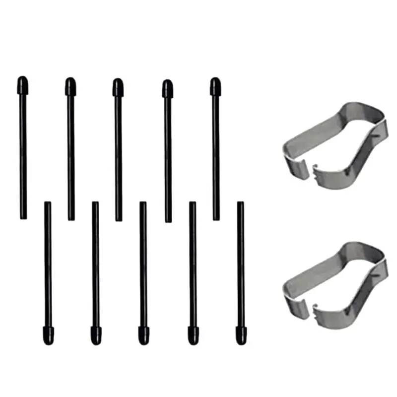 【CYBER MONDAY】(10 Pack) Marker Pen Tips/Nibs for 2 Stylus Pen Replacement Nibs/Tips Soft (Black)
