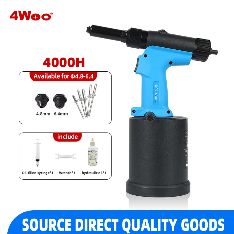 Duurzaam Handig RL-4000H Pneumatisch Klinknagelpistool Eenvoudige bediening Snoerloos Krachtig Trekkracht Klinkgereedschap Luchtklinkhamer