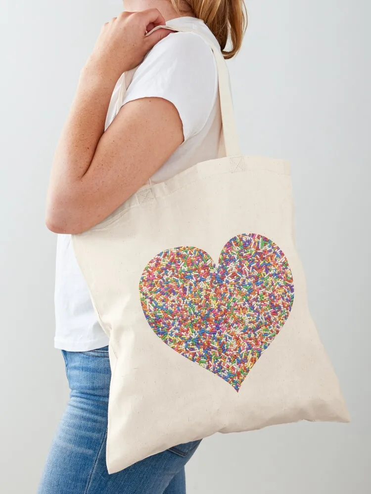 

Rainbow Sprinkles Tote Bag Shopper handbag shopper bags bag for beach bags luxury women