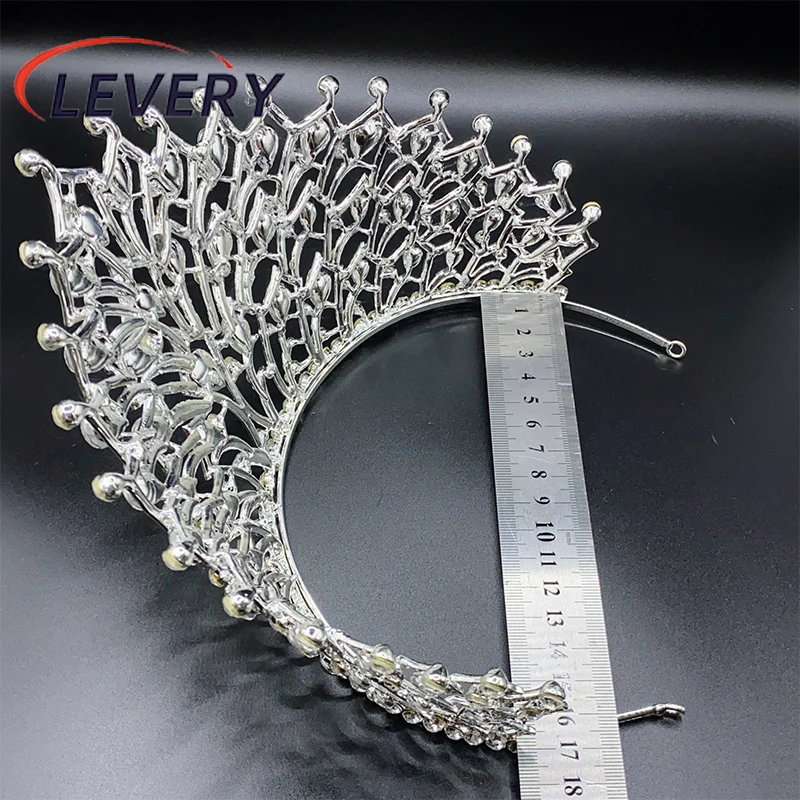 Diademi e corone gioiello lety per le donne diadema da sposa con corona di regina di cristallo per corone di spettacolo di compleanno della sposa