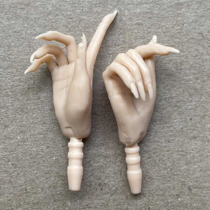 MENGF Doll Hands Long Nail Quality Doll Parts 8 Color 7 Gesture Hands For FR IT PP Super Model Doll Accessories DIY New Decors