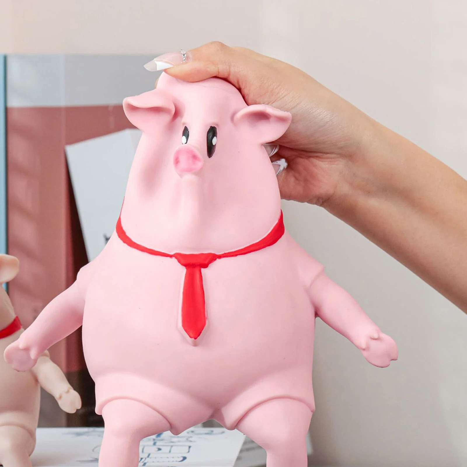 Squeeze Pink Pigs Antistress Toy Soft Sensory Toy Lovely Piggy Doll Stress Relief Toy Decompression Piggy Squeeze Toy Gift