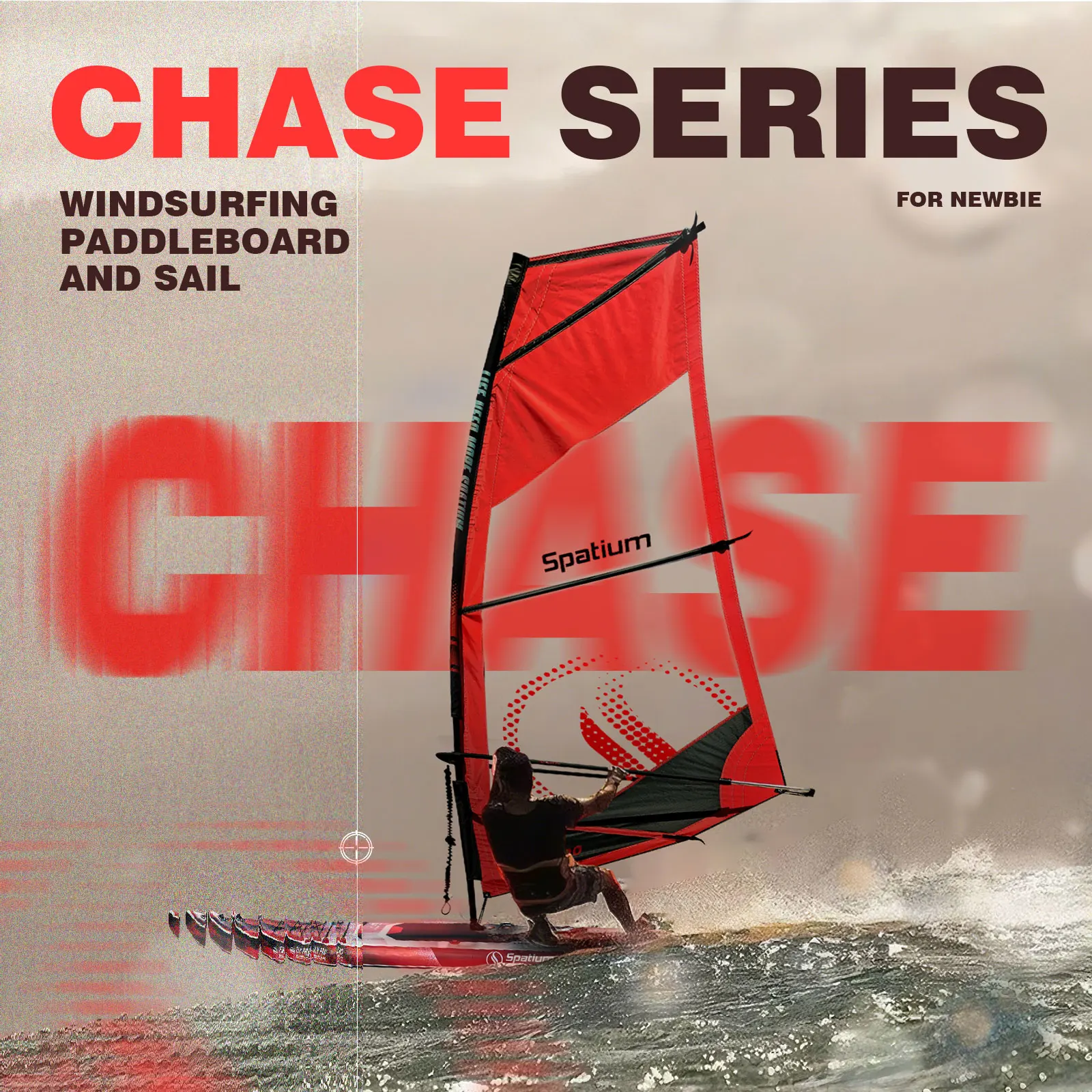 Spatium Good Quality China Suppliers Windsurfing Board Safe And Stable Inflatable Sup Paddle Sail Board For Adult Surfing