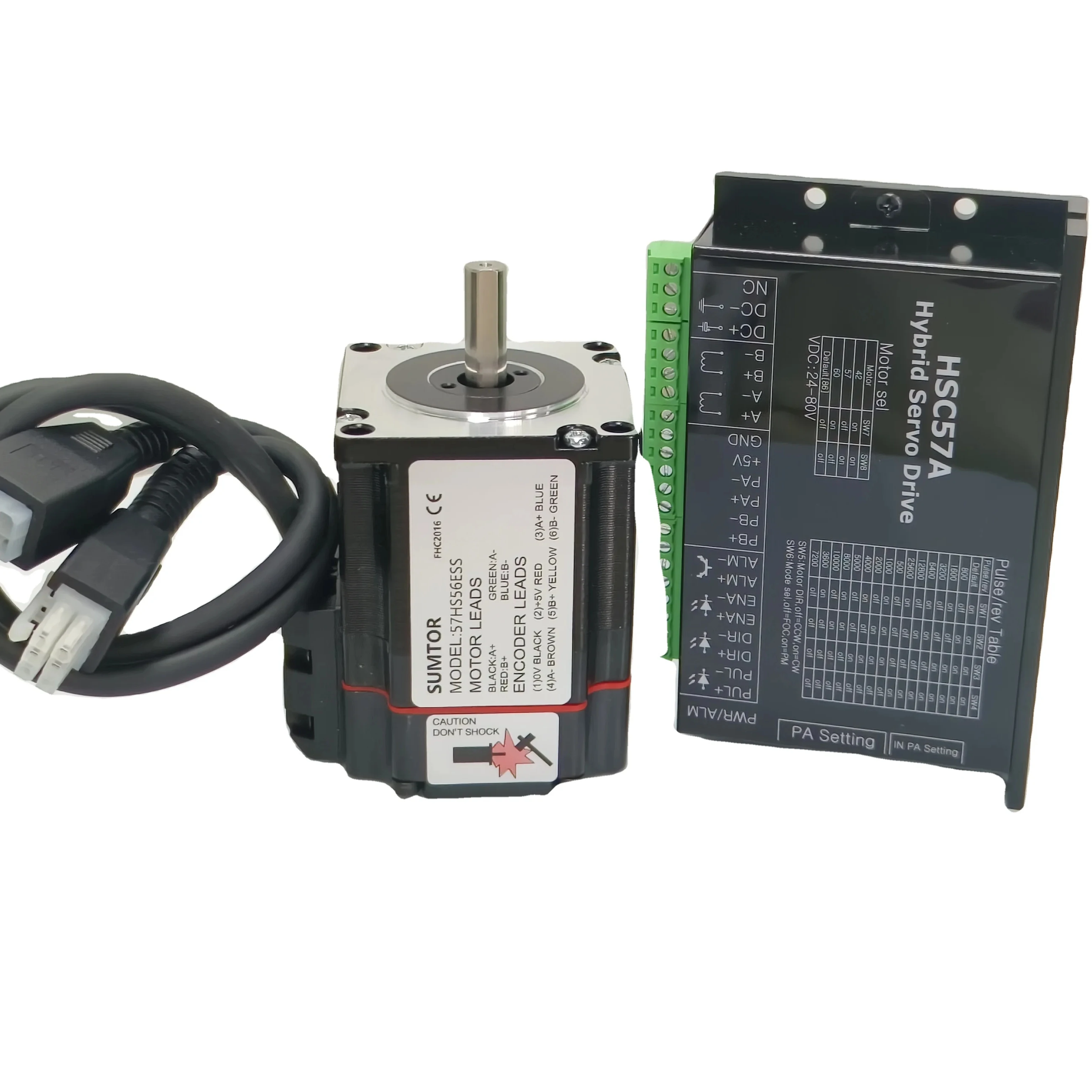 

Шаговый двигатель с замкнутым контуром Nema 23, с энкодером, шаговый двигатель с замкнутым контуром 1,8 градуса и драйвер для робота