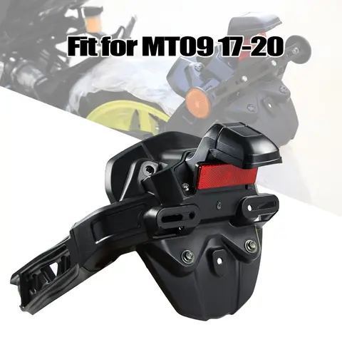 2017 - 2020 Yamaha MT09 MT-09 오토바이 라이센스 번호 플레이트 라이트 프레임 홀더 브래킷 MT 09 2018 2019