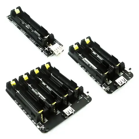XZG Two Voltage 18650 Lithium Battery Shield V8 Mobile Power Expansion Board Module 5V/3A 3V/1A Micro USB For Arduino ESP8266