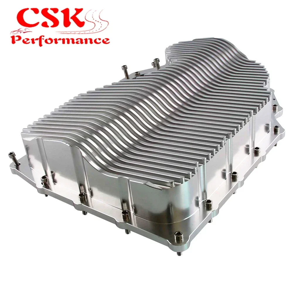 Aluminium Silver EA888 Engine Oil Sump Pan Fits  For Gen 2 Gen 3 VW Golf GT I R MK6 MK7 Audi A3 S3 TSI - view 2