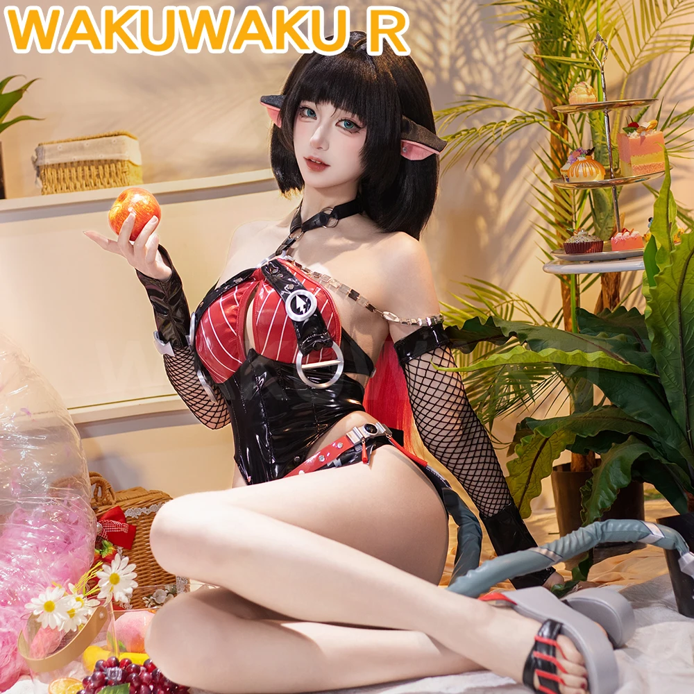 

Jane Doe Cosplay Costume Game Zenless Zone Zero WakuWaku-R ZZZ Sexy Swimsuit Women Mouse Tail Cosplay Costume Plus Size