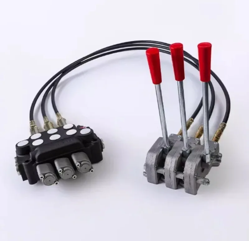 Suitable for  Pull-wire Hydraulic Multi-way Valve ZT12 Remote Control Manual Tractor Hydraulic Modified Multi-way Reversing Valv