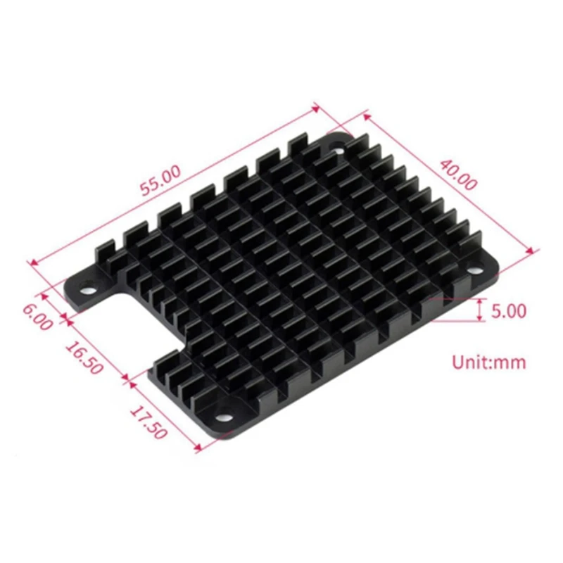 2X ฮีทซิงค์หม้อน้ำอลูมิเนียมระบายความร้อนครีบสำหรับราสเบอรี่ Pi CM4 Compute MODULE 4 HEAT SINK CPU HEAT SINK