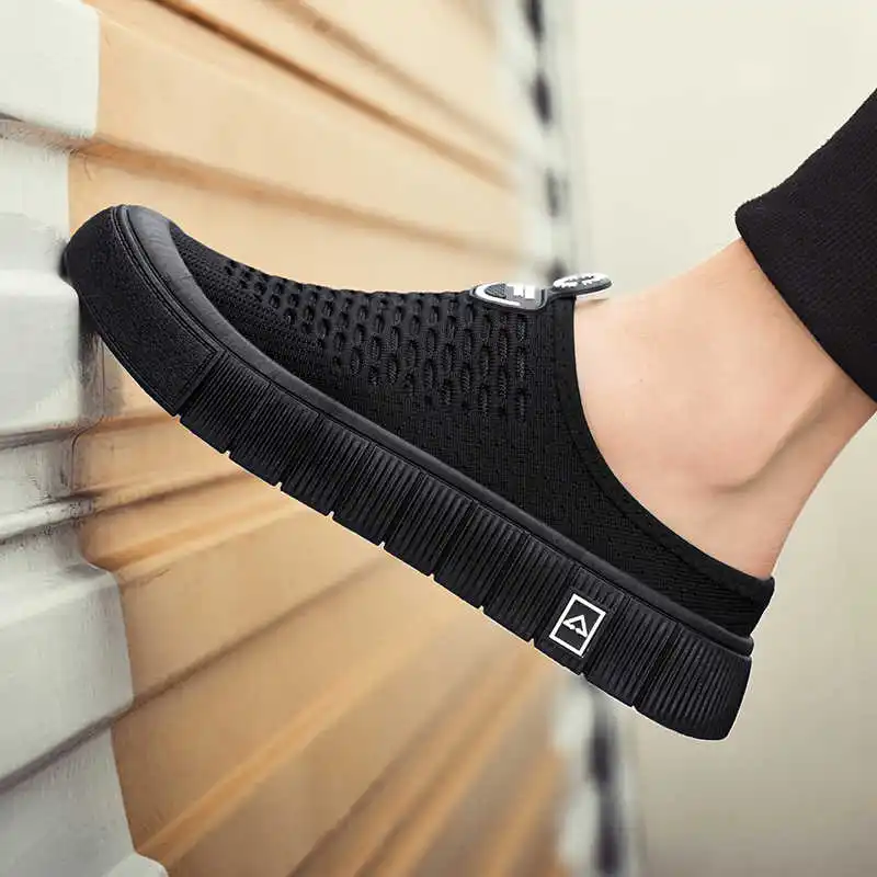 

Rubber Sole Short Sports Sneakers Woven Men's Summer Running Shoes Men's Tnis Nice Krasovki Super Brand College