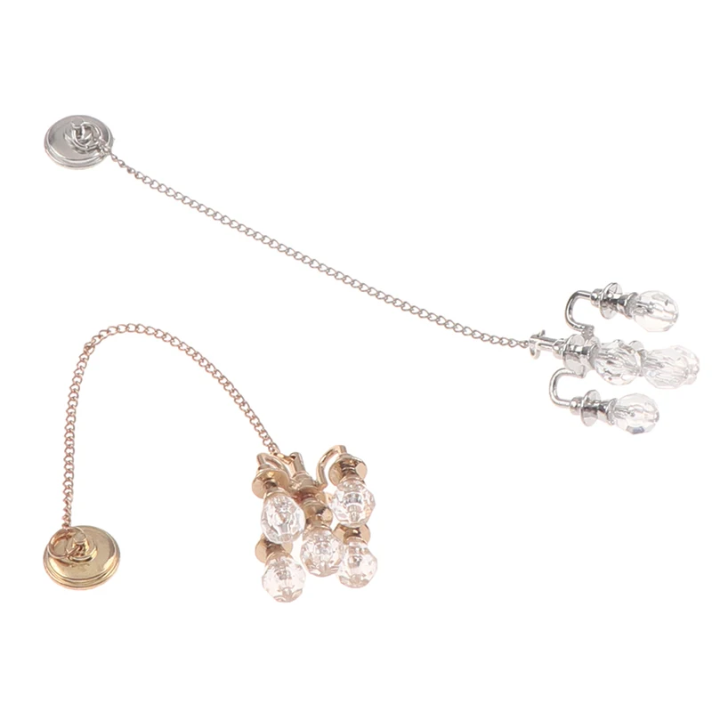 1:12 دمية مصغرة مصباح الثريا ضوء السقف الصغير لديكور بيت الدمية