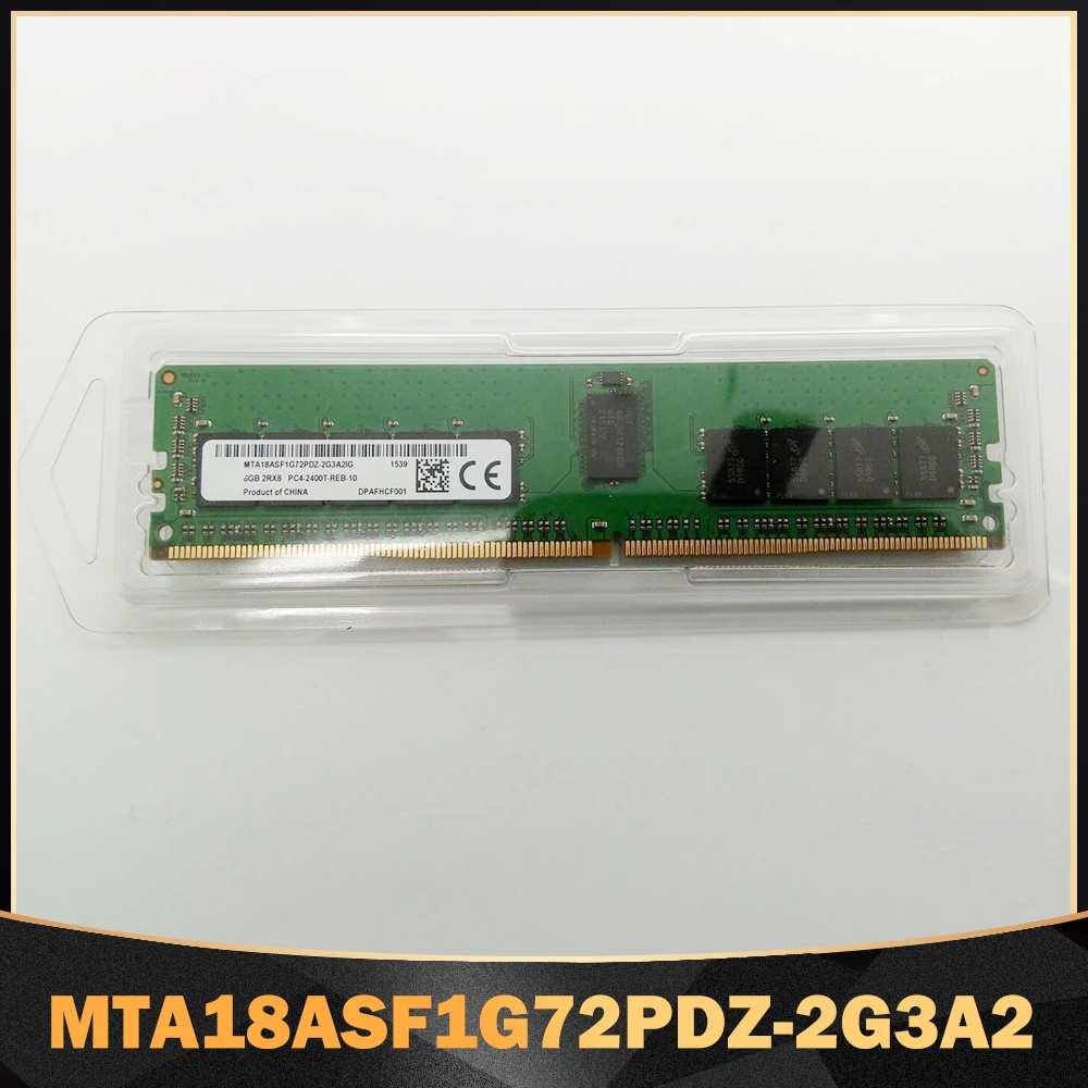 

1PCS RAM 8GB 8G DDR4 2400 2RX8 ECC REG For MT Server Memory MTA18ASF1G72PDZ-2G3A2