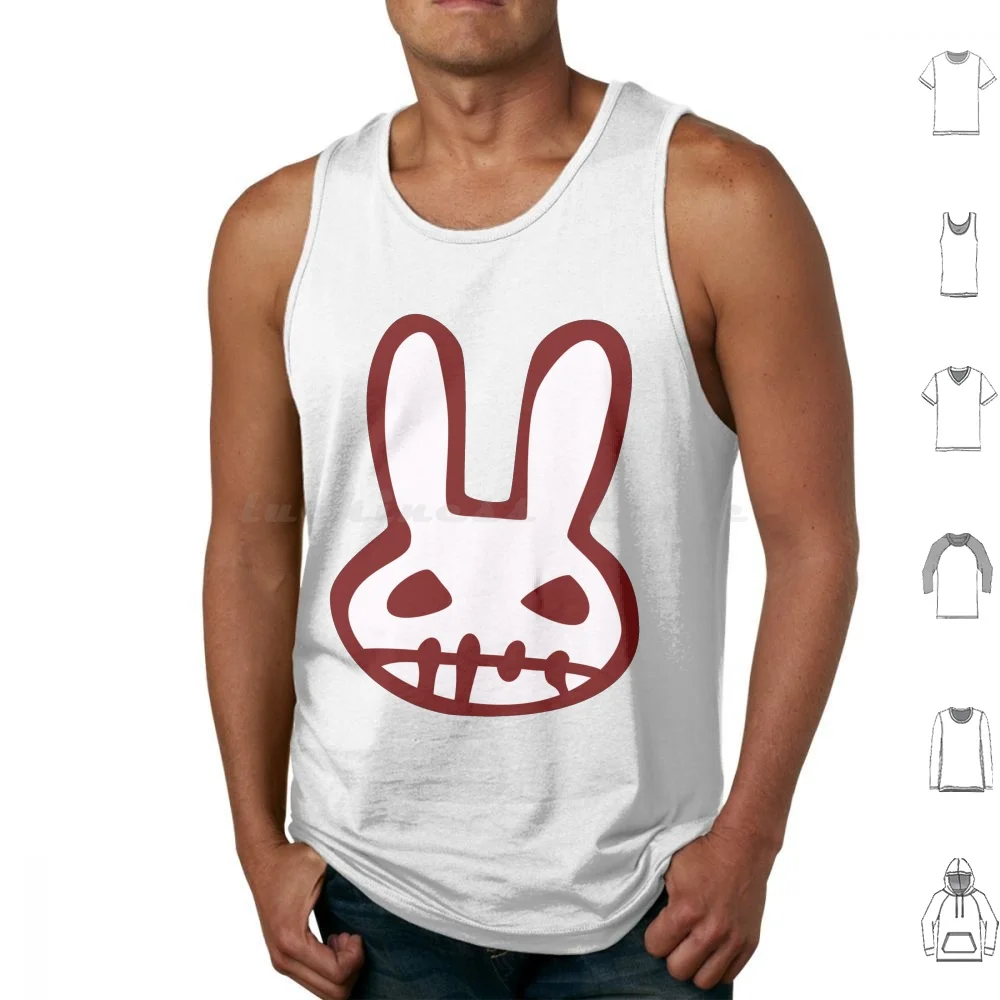 Chapter 3 Cover-Bleach Tank Tops Vest Sleeveless Chapter 3 Cover Bleach Front Manga Anime Japan Rabbit Blood Bloody White Red