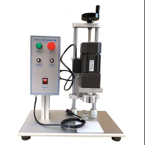 

2026Cheap Price Semi-Auto Desktop Water Bottle Glass Bottle Capper Screw Cap Capping Machine DDX-450
