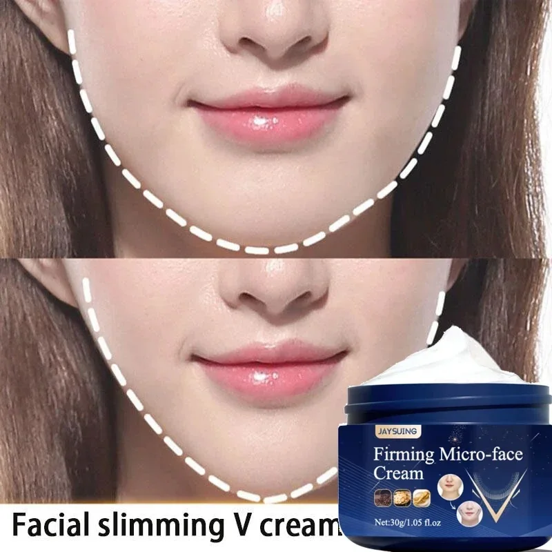 

V-Shape Face Slimming Cream Firming Lifting Up V Double Chins Cheek Fat Burning Anti-aging Shaping Massage Care Products Skin