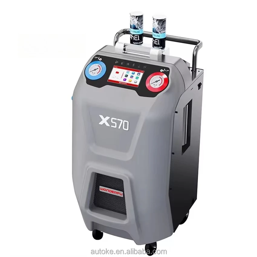 X570 R134a /R1234yf Car AC System Handing A/C Refrigerant Recovery and Filling Machine