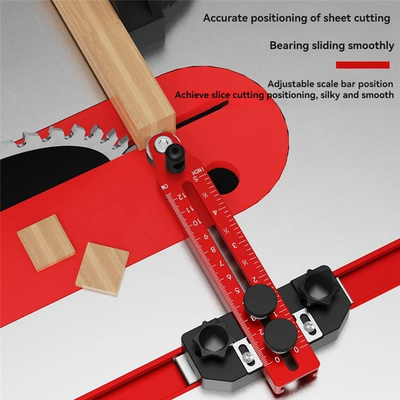 Thin Rip Jig Table Saw Jig Guide For Making Repetitive Narrow Thin Strip Cuts,Woodworking Fast Thin Ripping Guide-ABGL