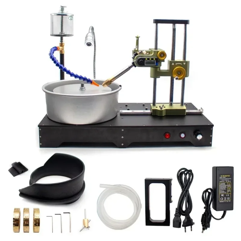 

Прецизионный станок для огранки драгоценных камней - цифровой дисплей, 0-2800 об/мин, с цифровым угловым манипулятором, шлифовальный станок для ювелирных изделий