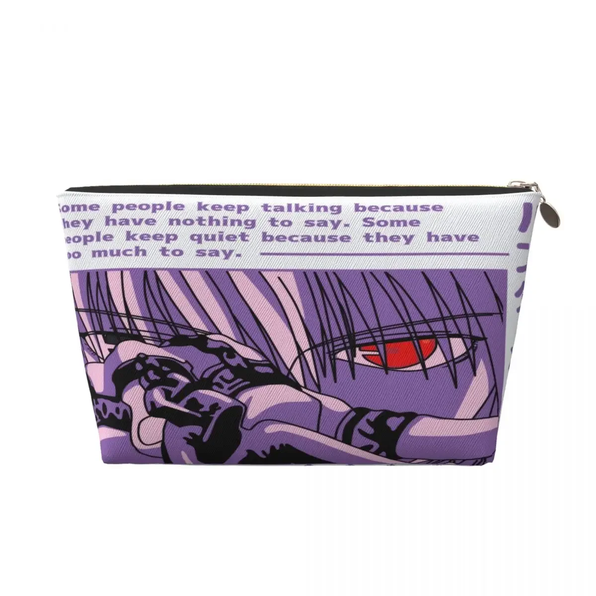 Custom Hunter X Hunter Toiletry Bag Women Anime Manga Kurapika HxH Devil Eye Makeup Cosmetic Ladies Beauty Storage Dopp Kit Box