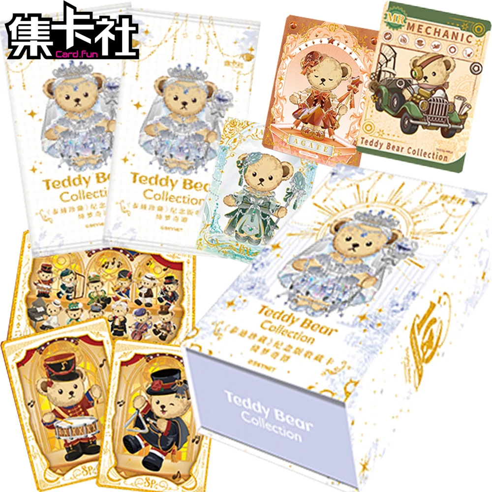 

Подлинная КАРТА.FUN Teddy Bear, памятное издание, коллекционная карта, изысканный креативный стиль, тема, периферийная карта, настольная игрушка в подарок