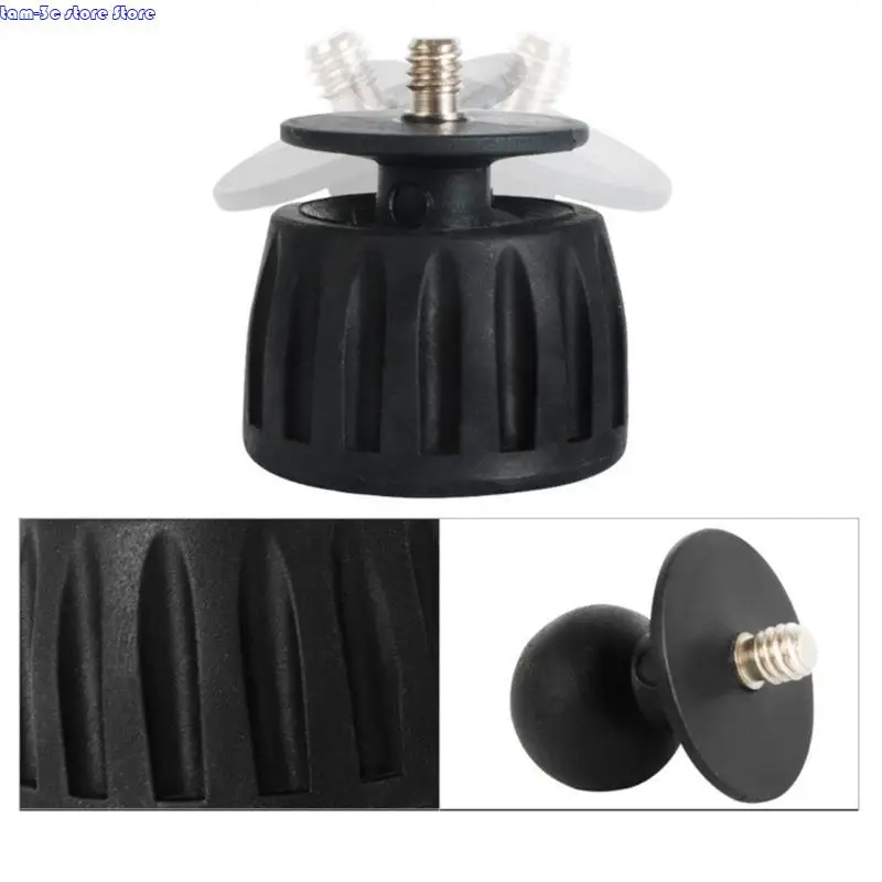 D0UA 360 Rotating Camera Tripod Feet Pad Rubber Basis Universal Anti Slip Accessory