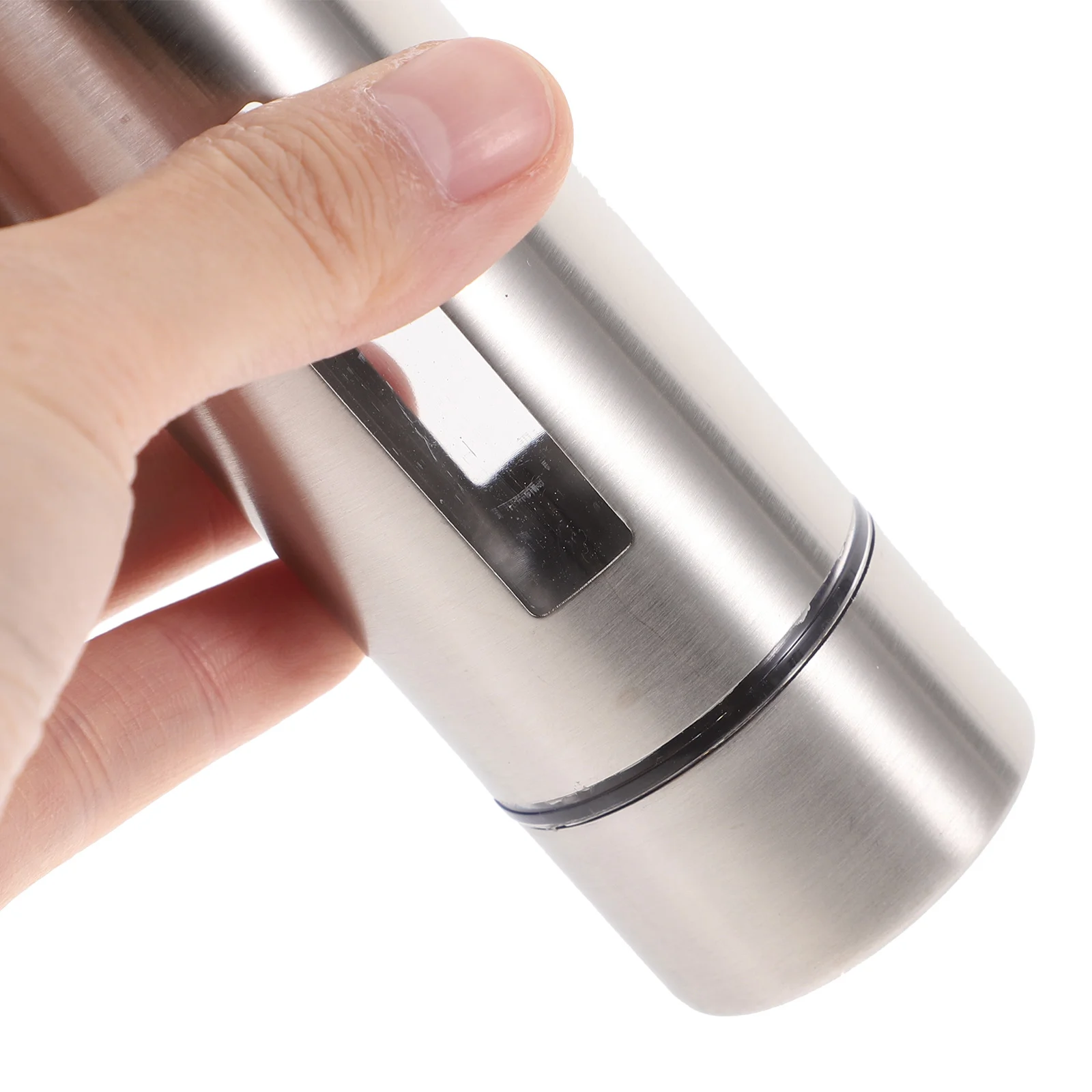 

4 Pieces Stainless Steel Removable Seasoning Bottles Set Base Stand Household Pepper Salt Sauce Vinegar Shakers Condiment